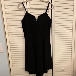 Almost Famous Elegant Black Mini Dress